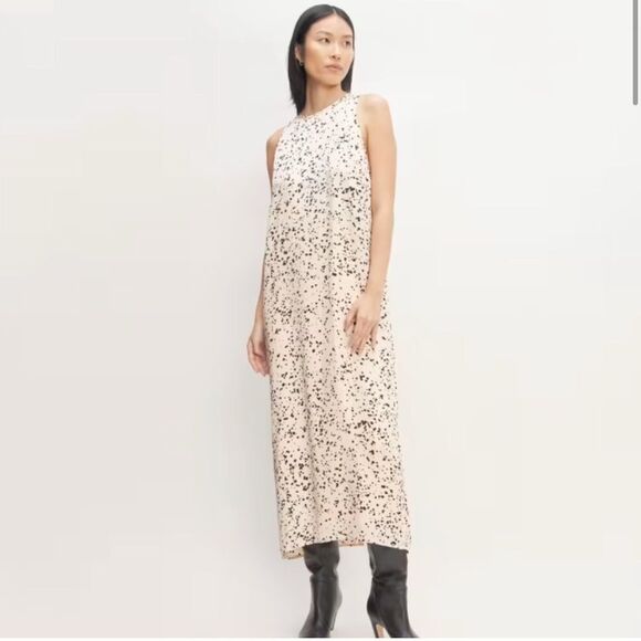 NWT Everlane The Satin Racerback Slip Dress Size 14 - Picture 2 of 10